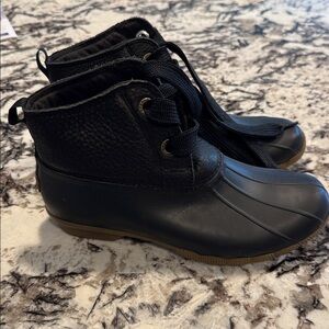 Women’s Sperry Black Duck Boots